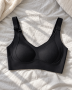 Women’s Ribbed Wire-Free Everyday Bra with Wide Straps
